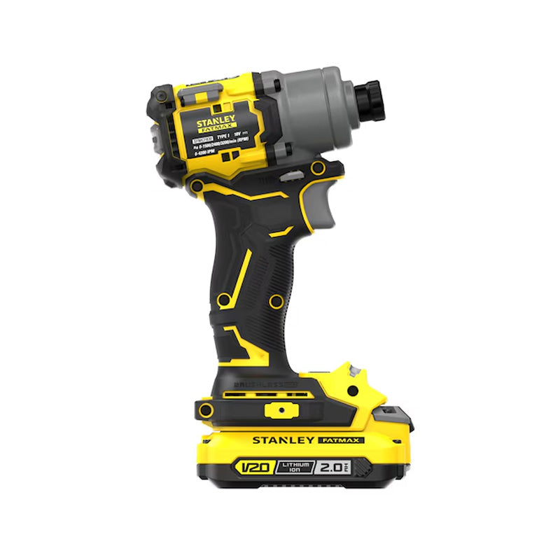 Visseuse À Impacts 203 Nm Brushless - Lithium 18V - 1 Batterie 2 Ah En Kit Prostack - SFMCF830D1T-QW STANLEY FATMAX V20