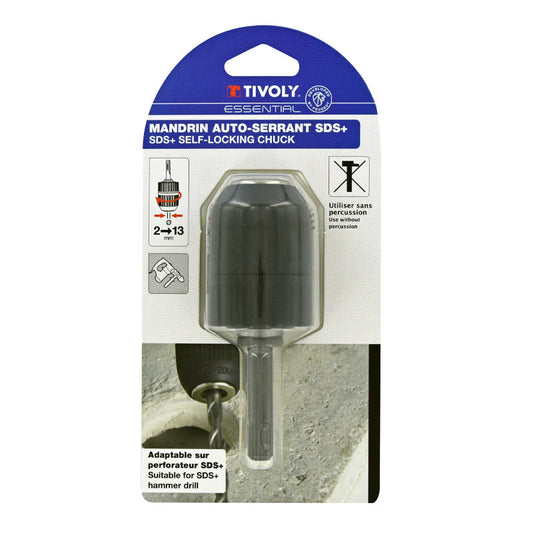 Tivoly   Mandrin auto-serrant SDS+ Ø 2 à 13mm