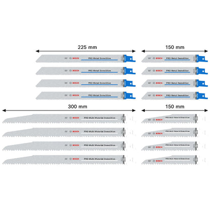Coffret de lames PRO Tough Box Demolition Bosch Pro - 2607011822