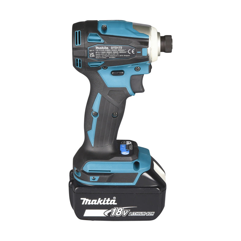Visseuse à chocs MAKITA LXT ® DTD172RTJ 18 V Li-Ion - 5 Ah - 8 modes - 180 Nm