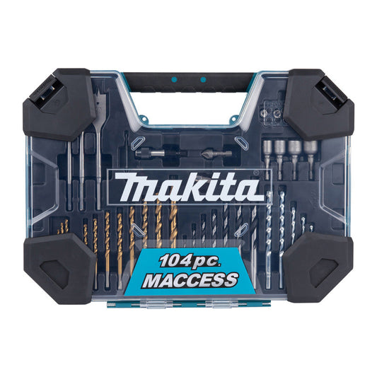 Makita E-22604 104 pièces Ensemble de forets et embouts