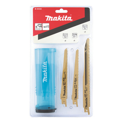 Pack de 6 lames bois pour scie récipro MAKITA B-44432