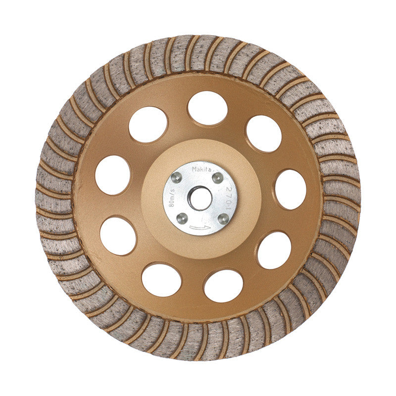 Plateau de ponçage diamant à faibles vibrations MAKITA B-49993 travaux de finitions, pour meuleuses Ø 125 et 230 mm