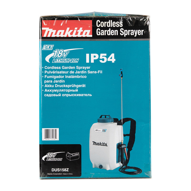 Pulvérisateur dorsal 15l 18V LXT MAKITA DUS158Z sans batterie ni chargeur