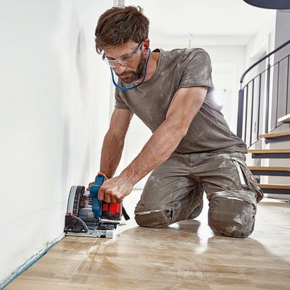 Scie circulaire plongeante sans fil BITURBO BOSCH GKT 18V-52 GC 2 x 5.5Ah