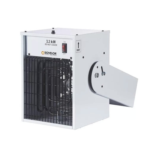Chauffage aérotherme mural blanc SOVELOR TR3D