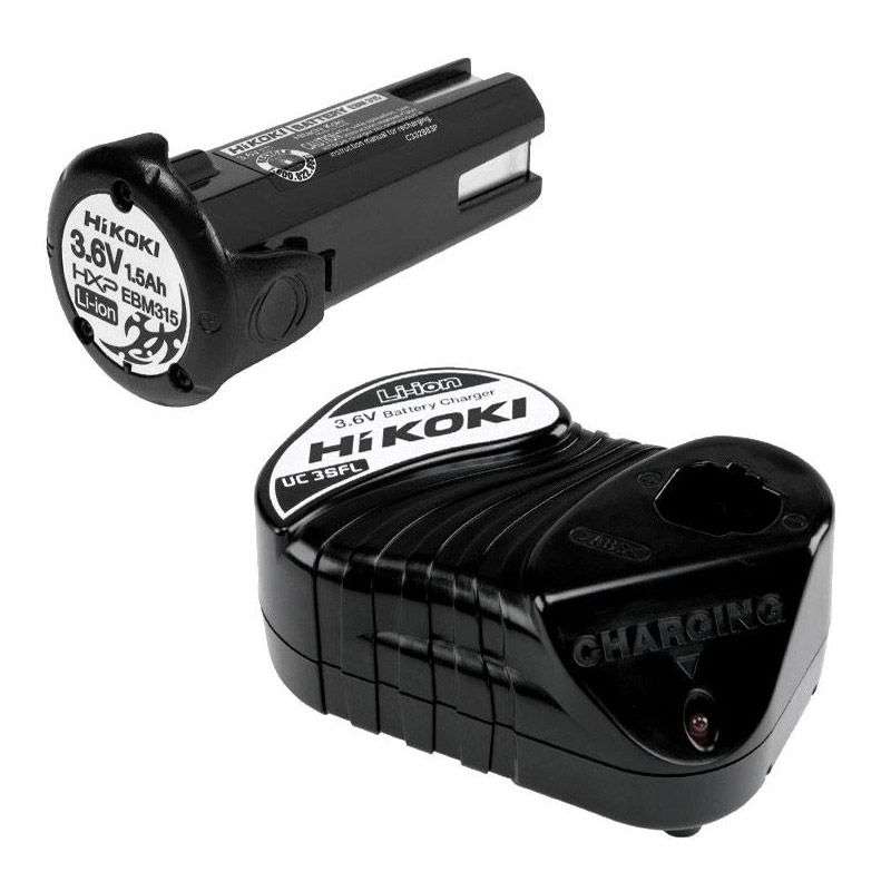 Tournevis HIKOKI DB3DL2WCZ de 3,6 V Li-ion HXP 1,5 Ah