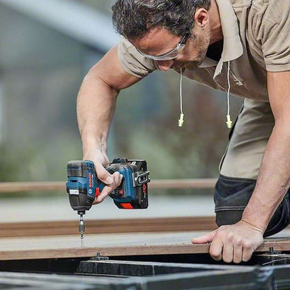 Visseuse à chocs BOSCH GDR 18V-200 C Professional (vendu sans batterie) + L-Boxx