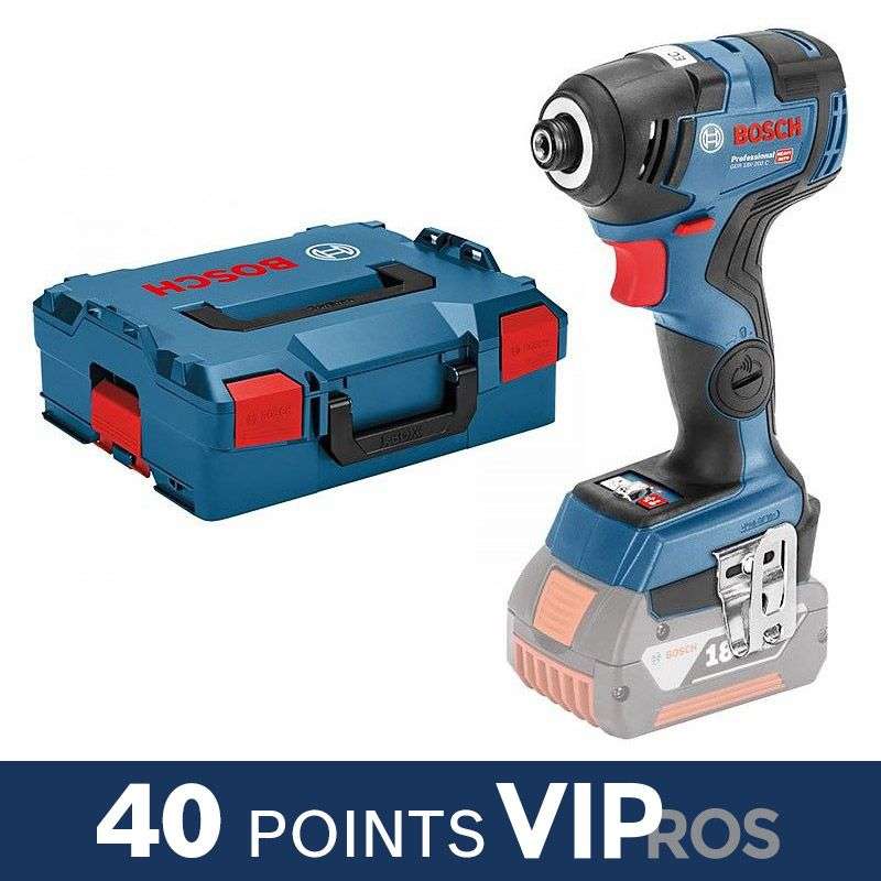 Visseuse à chocs BOSCH GDR 18V-200 C Professional (vendu sans batterie) + L-Boxx